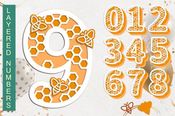 3D Birthday Numbers for Laser Cutting: A Stylish Craft Asset