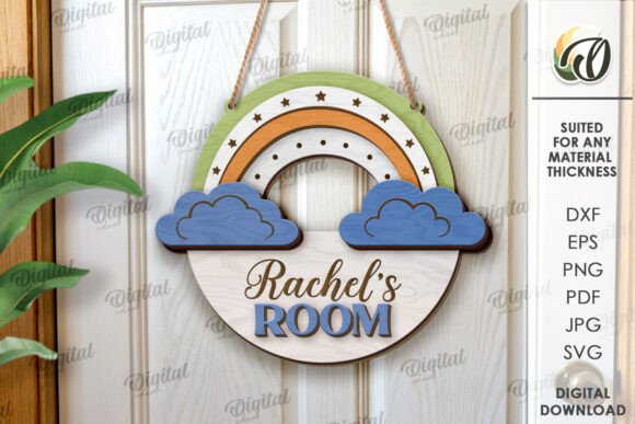 3D Layered Kids Room Sign Review for Embroidery Projects