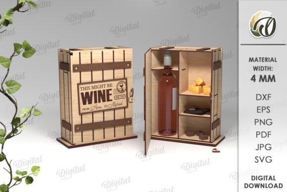 3D Wine and Treats Box Laser Cut Review for Real Projects