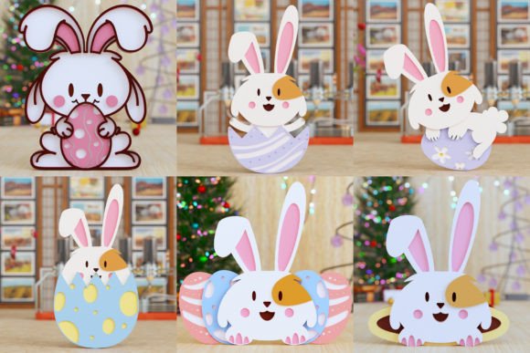 Easter Bunny 3D SVG Laser Cut BUNDLE Review for Digital Sellers