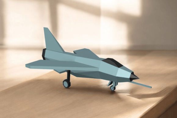 Fighter Jet 3D SVG Shapes for Bold Branding and Creative Marketing