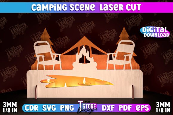 Laser-Cut Boxes for Creative Campaigns: A Designer’s Take on the Camping Scene Candle Box