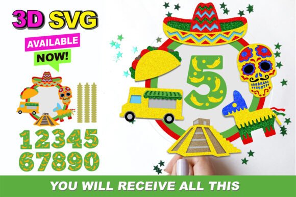 Mexican Cake Topper 3D SVG Review: Practical Embroidery Insights
