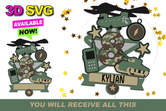 Military Army Topper 3D SVG Review: Practical Design for Real Projects