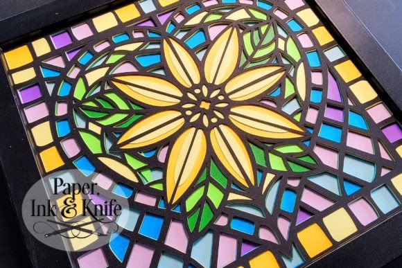 Sunflower Stained Glass 3D Shadowbox: A Designer’s Review