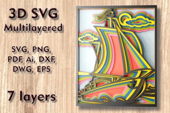 Yacht 3D SVG Laser Cut Files for Wall Decor: A Publisher’s Review